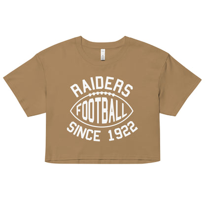 Raiders Football Cropped Tee