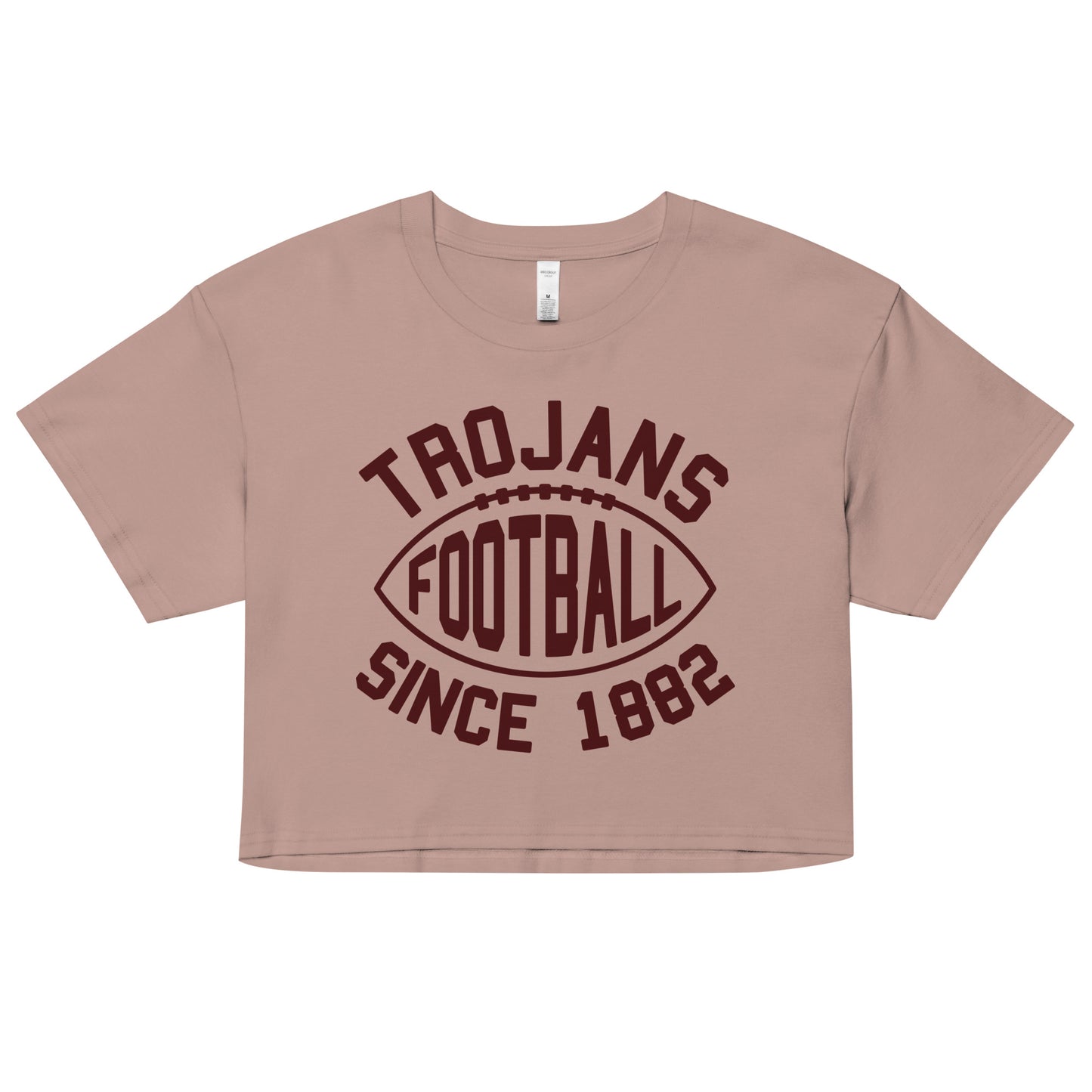Trojans Football Cropped Tee