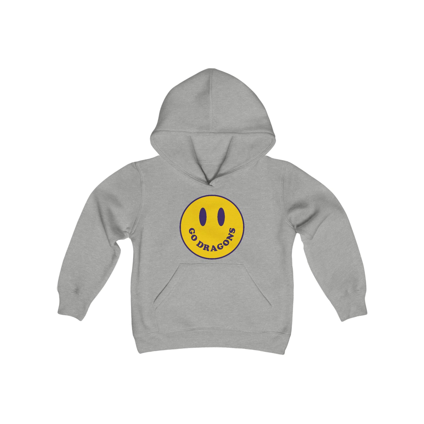 Go Dragons Smiley Youth Hoodie
