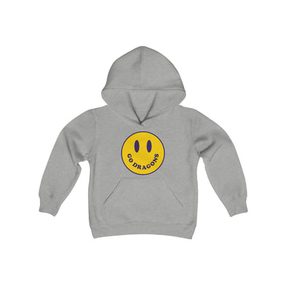 Go Dragons Smiley Youth Hoodie