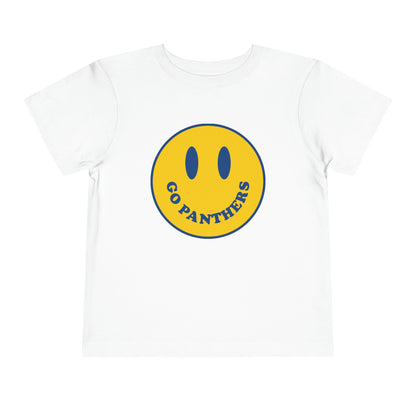Go Panthers Smiley Toddler Tee