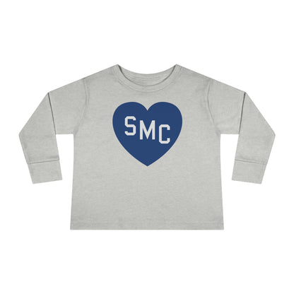 SMC Heart Long Sleeve Toddler Tee