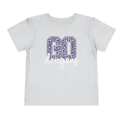Leopard Go Dragons Toddler Tee