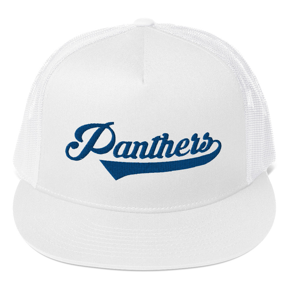Embroidered Panthers Mesh Snapback