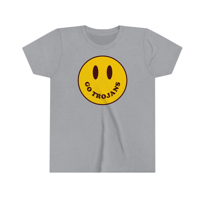 Go Trojans Smiley Youth Tee