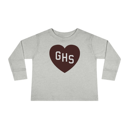 GHS Heart Long Sleeve Toddler Tee