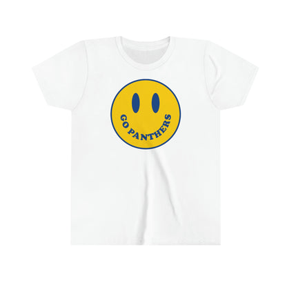 Go Panthers Smiley Youth Tee