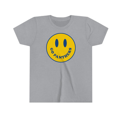 Go Panthers Smiley Youth Tee
