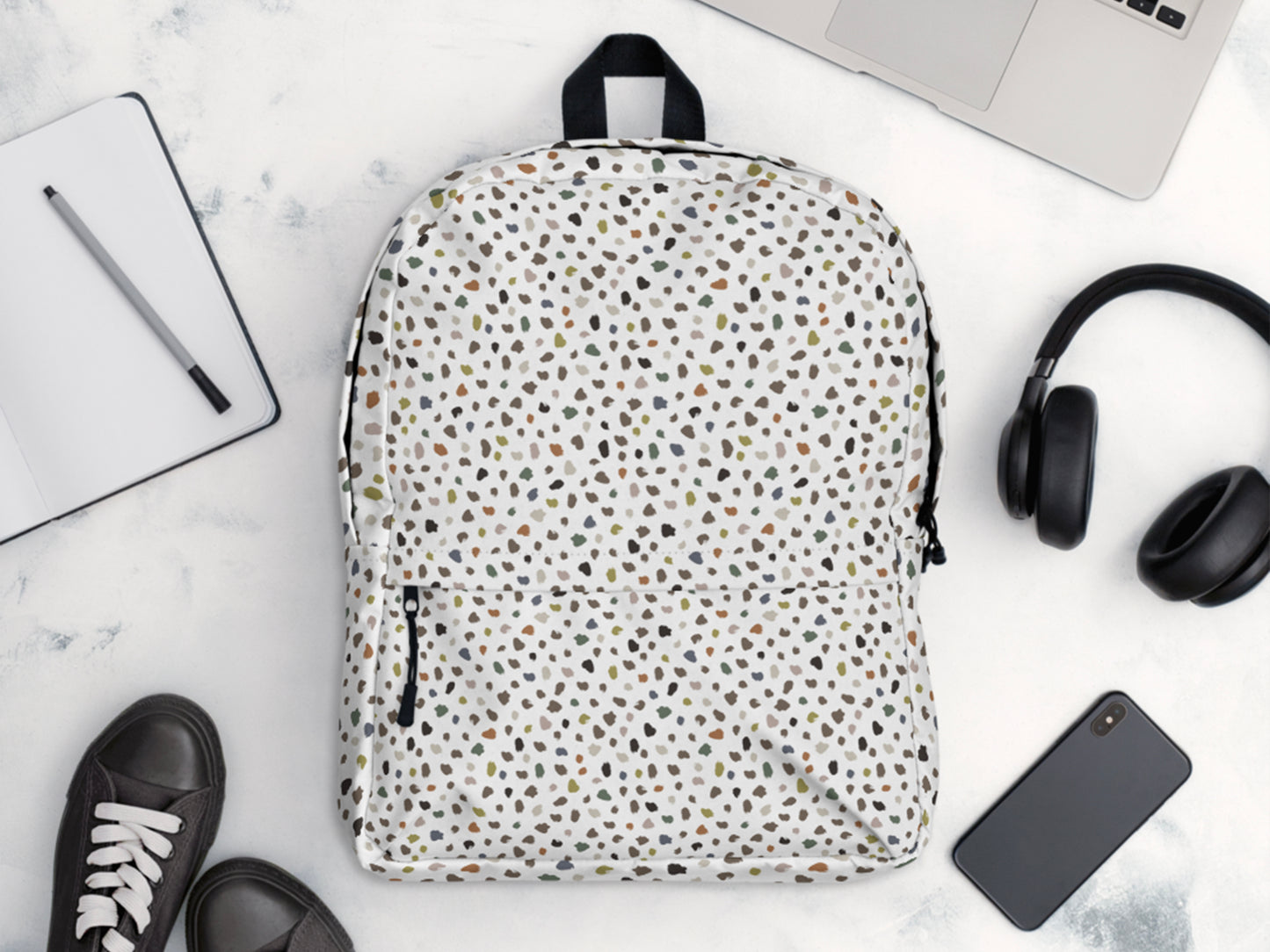 Earth Tone Dalmatian Backpack