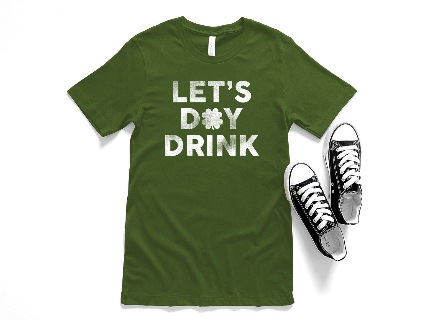 Let's Day Drink Distressed Tee