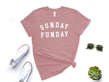 Relaxed Fit Sunday Funday Tee