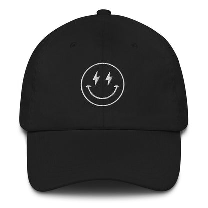 Smiley Face Embroidered Dad Hat
