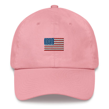American Flag Embroidered Dad Hat