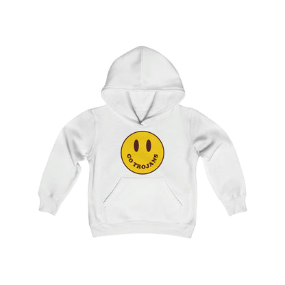 Go Trojans Smiley Youth Hoodie