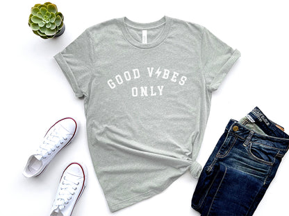 Relaxed Fit Good Vibes Only Tee