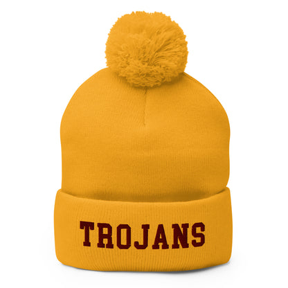 Trojans Pom Stocking Cap