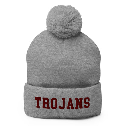 Trojans Pom Stocking Cap