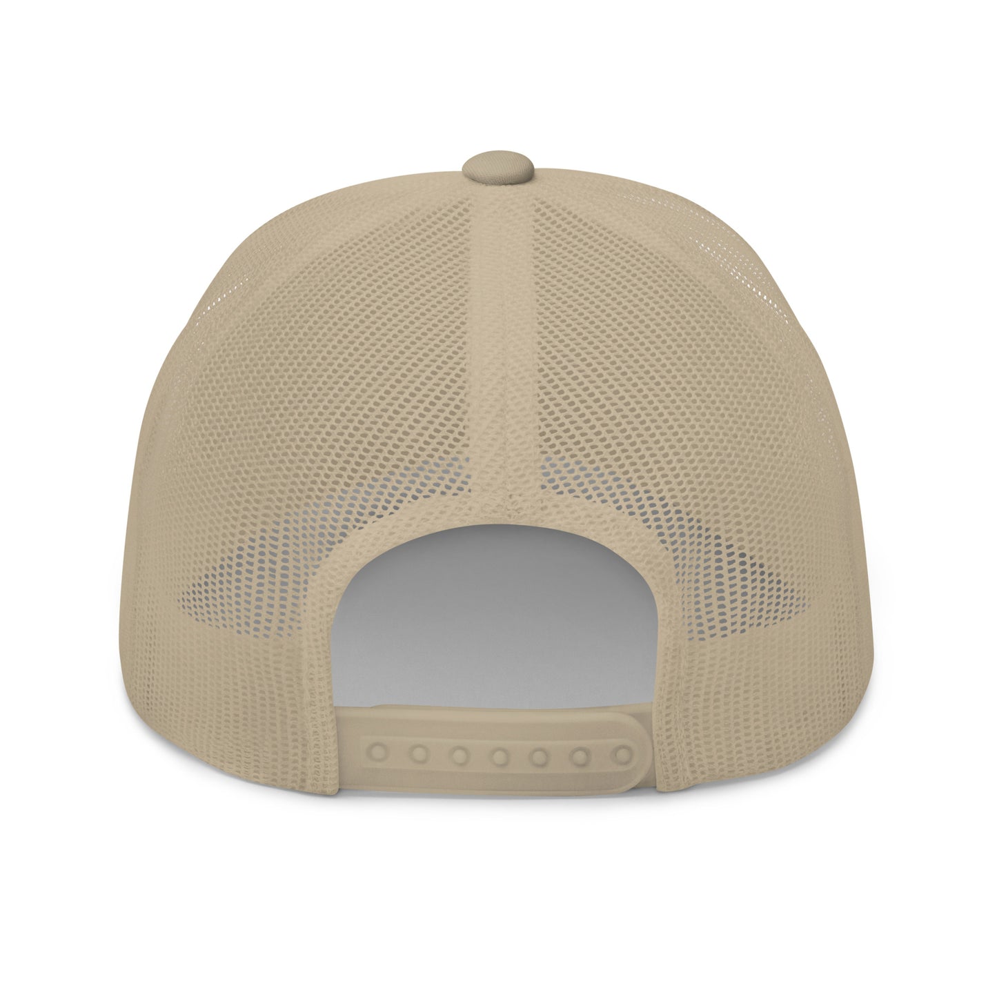 Smiley Face Embroidered Mesh Baseball Hat