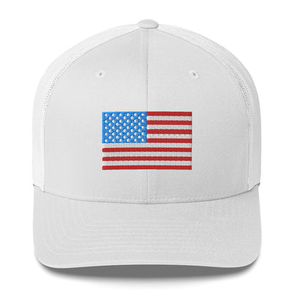 American Flag Mesh Baseball Cap