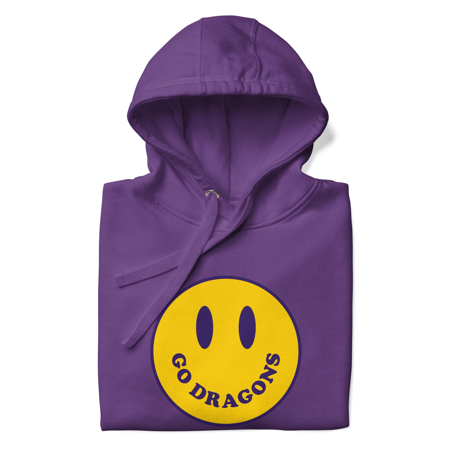 Go Dragons Smiley Face Hoodie