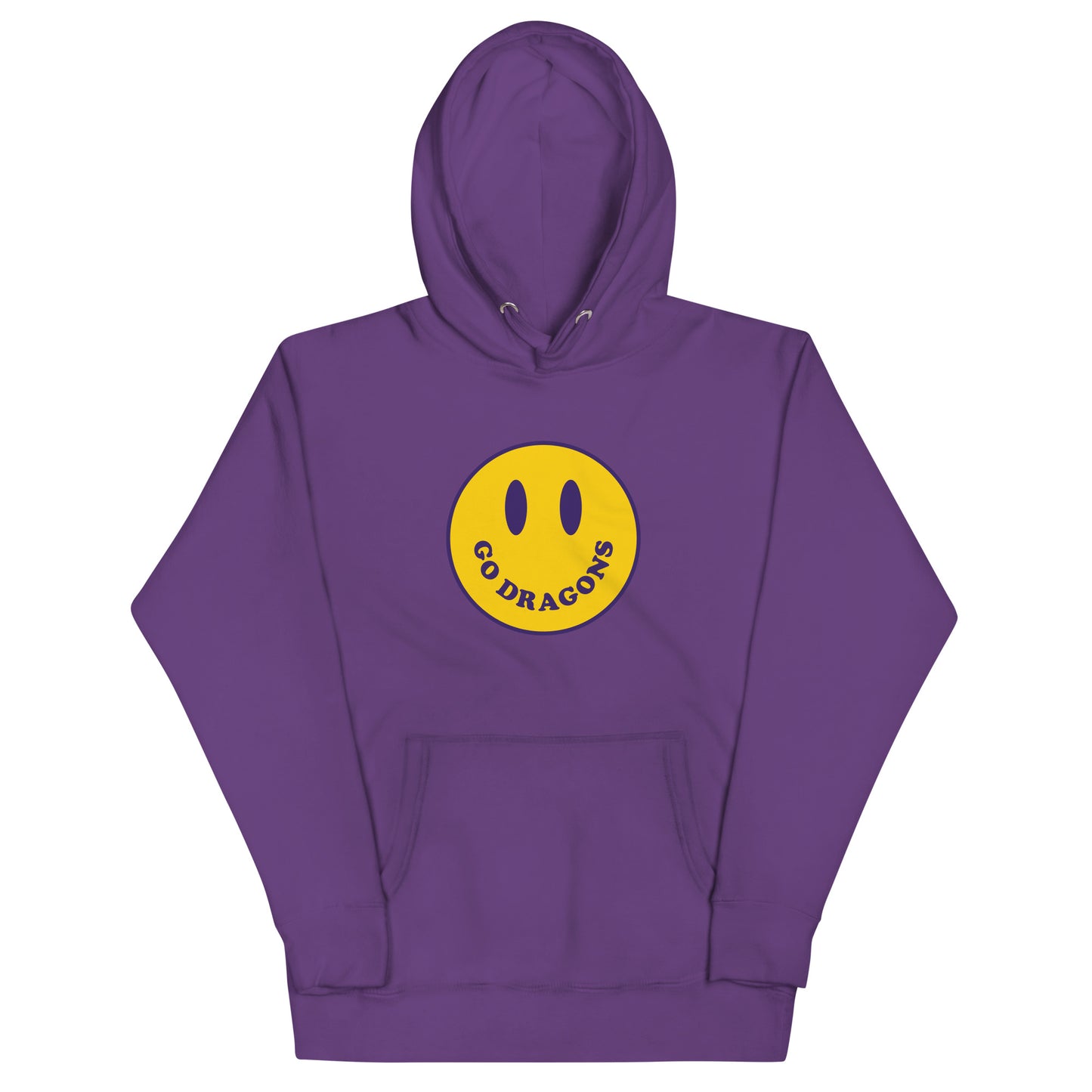Go Dragons Smiley Face Hoodie