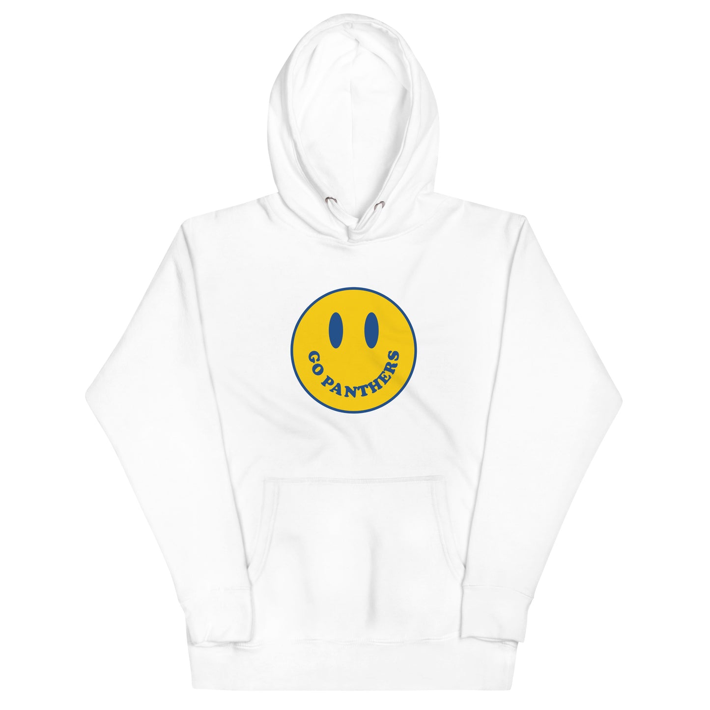 Go Panthers Smiley Face Hoodie