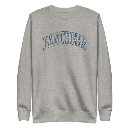 Embroidered Panthers Crew Neck