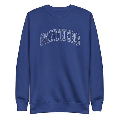 Embroidered Panthers Crew Neck