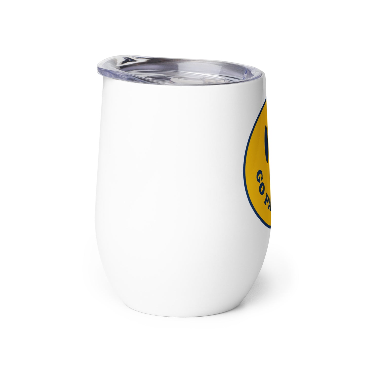 Go Panthers Smiley Face 12oz Tumbler