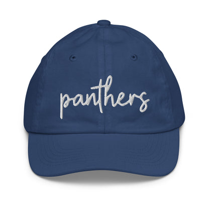 Panthers Script Youth Hat