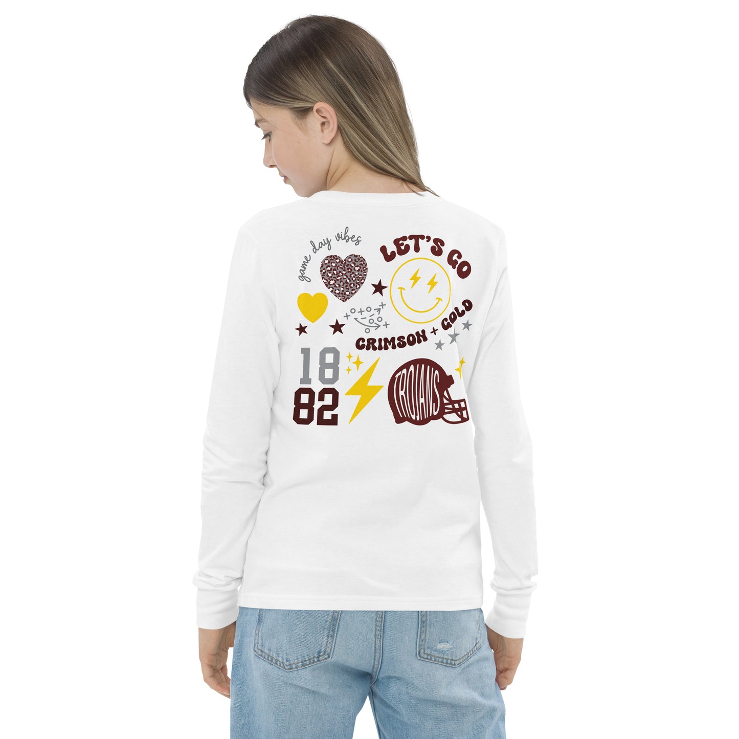 Trojans Game Day Youth Long Sleeve Tee
